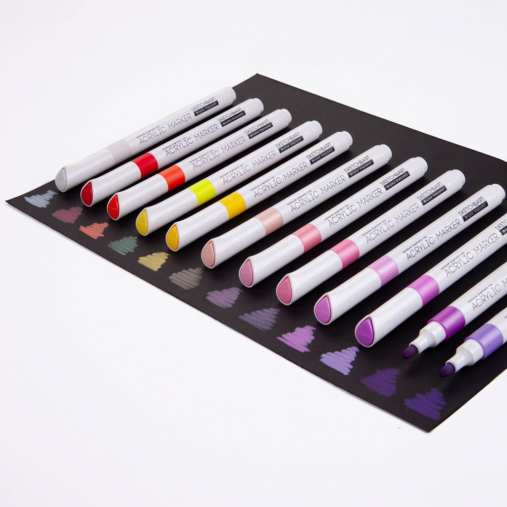 Acrylic markers // set of 24 colours // by Sketch&Art - Artish