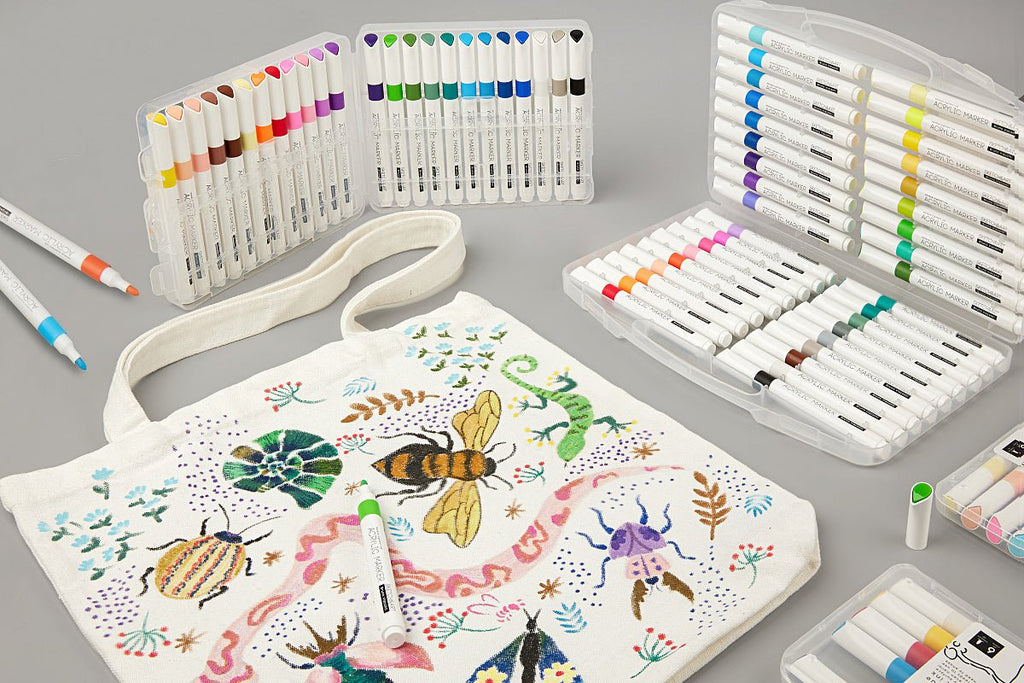 Acrylic markers // set of 24 colours // by Sketch&Art - Artish