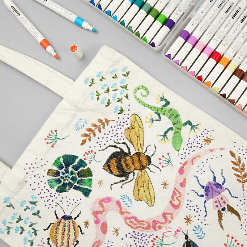 Acrylic markers // set of 24 colours // by Sketch&Art - Artish