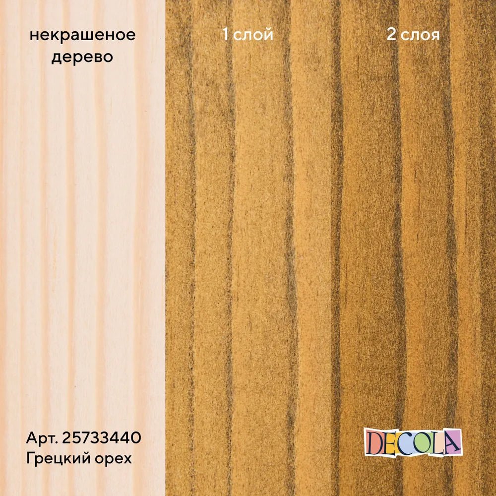 Acrylic stains // 440 Walnut, 120 ml // by Decola - Artish