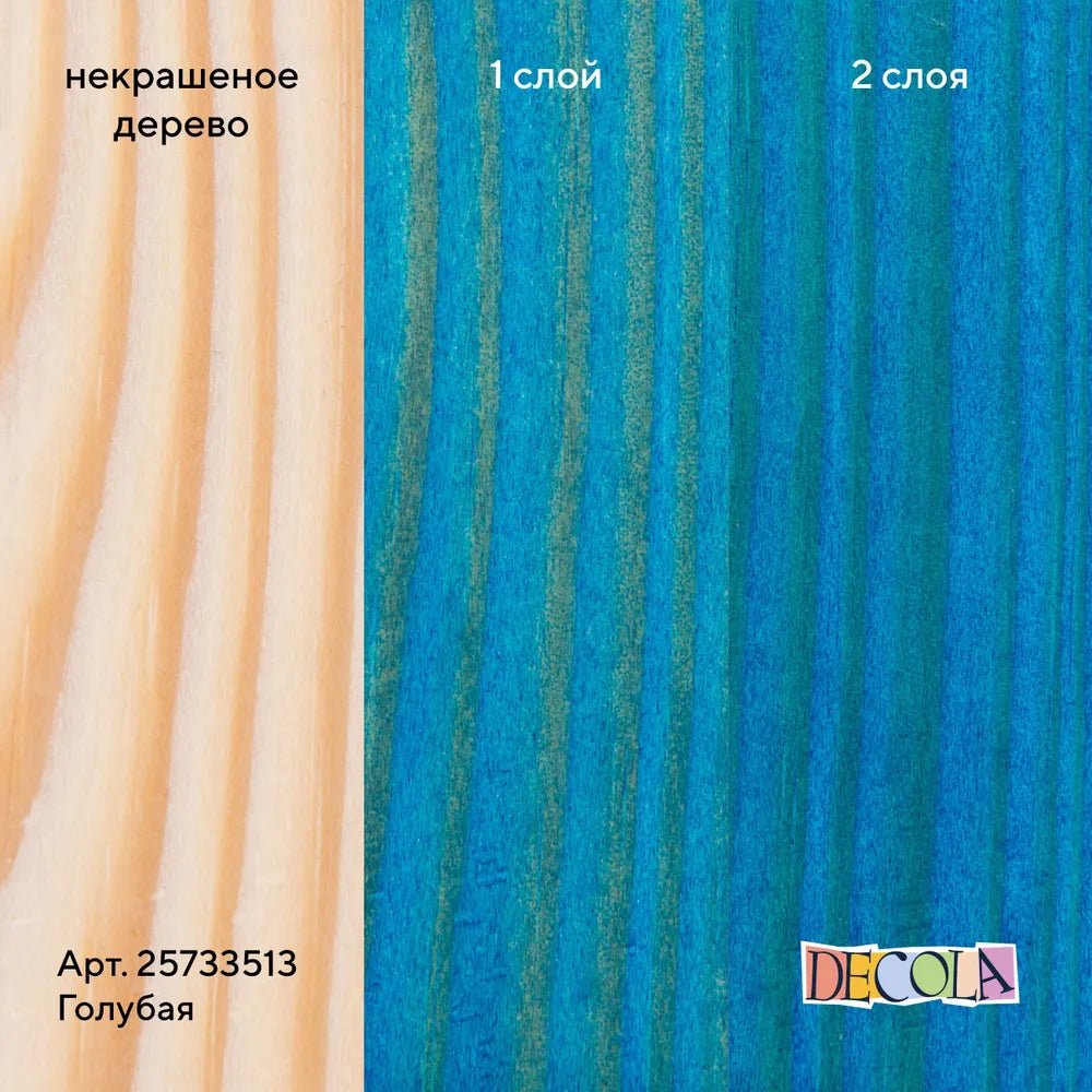 Acrylic stains // 513 Blue, 120 ml // by Decola - Artish