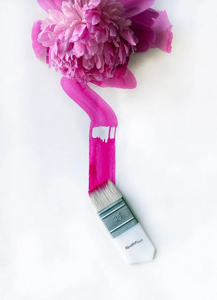 Aqua brush // Synthetic, Wide Flat // by Roubloff - Artish