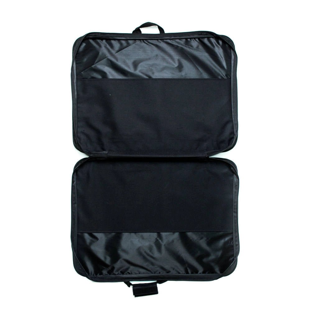 Artists Zipped bag with pocket // Black fabric, Size: A2 - Artish