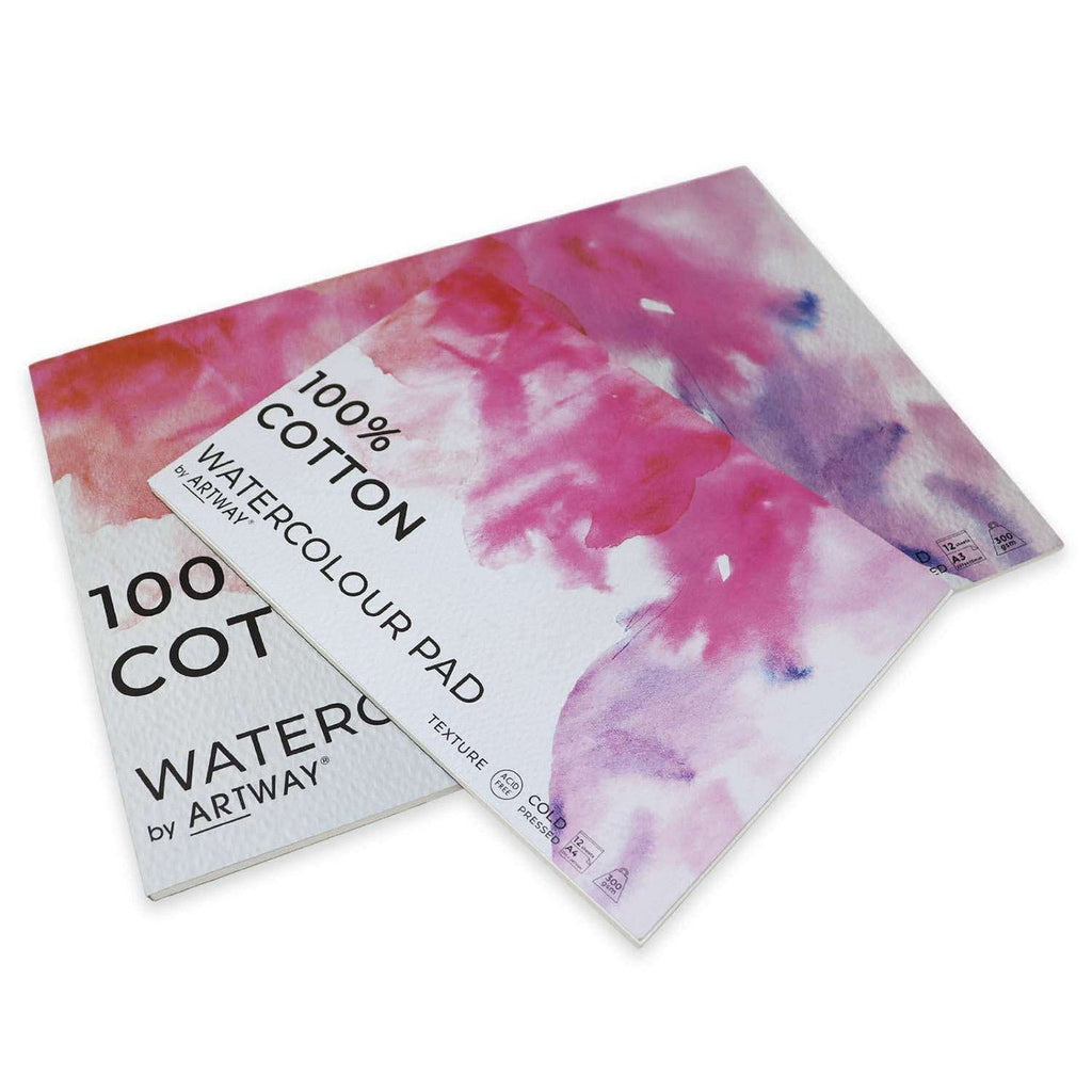 Artway Watercolour Pad // 100% Cotton, 300 gsm // A4, 12 sheets // by Artway - Artish