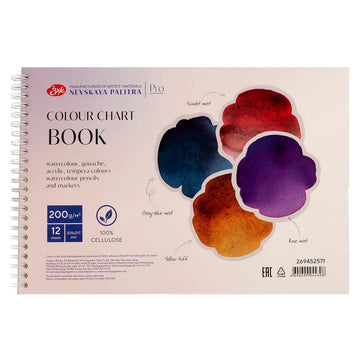 Big colour chart notebook // 200 gsm, A4, 12 sheets // by Nevskaya palitra - Artish