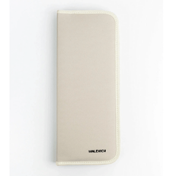 Brush case // Beige fabric, 15 x 37 cm (EMPTY case) // by Malevich - Artish