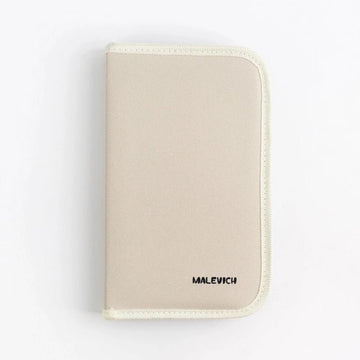 Brush case // Beige fabric, 16 x 25 cm (EMPTY case) // by Malevich - Artish