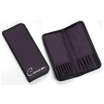 Brush case // Black fabric, 37 x 15 cm (EMPTY case) // by Sonnet - Artish