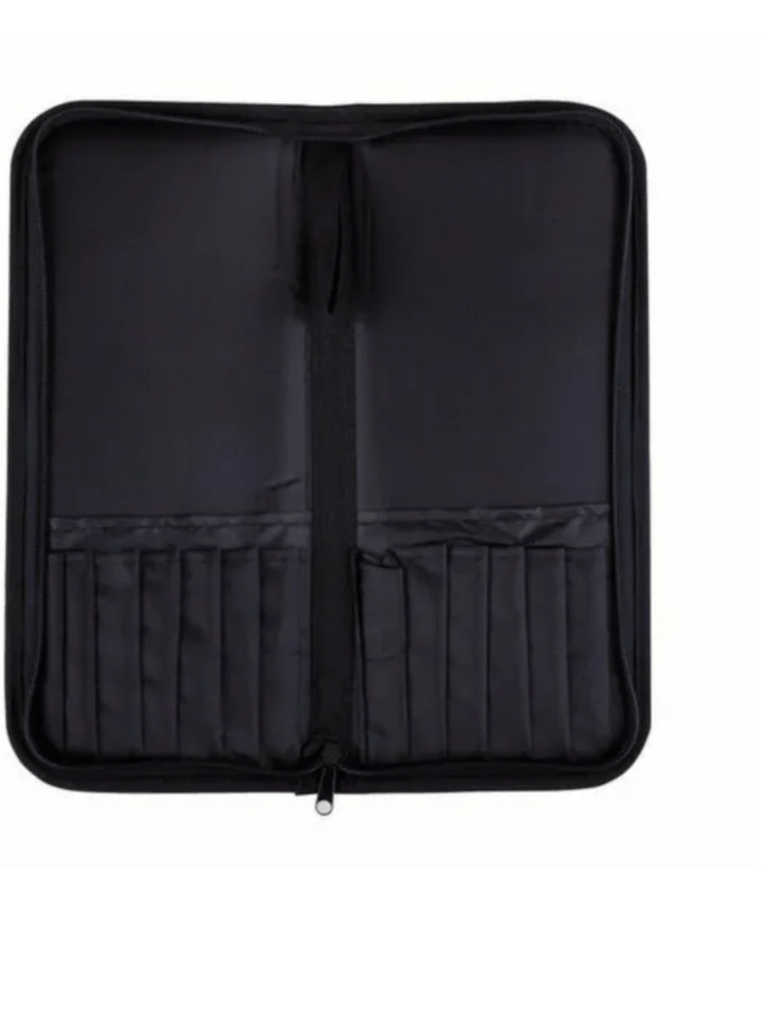 Brush case // Black fabric, 37 x 15 cm (EMPTY case) // by Sonnet - Artish