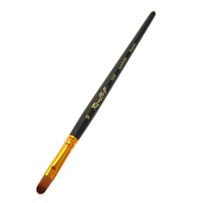 Brush // Synthetic kolinsky imitation, Oval // by Roubloff - Artish