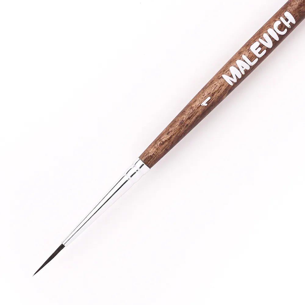 Brushes "Nature" // Mixed squirrel and synthetic, round // Size variety // by Malevich - Artish