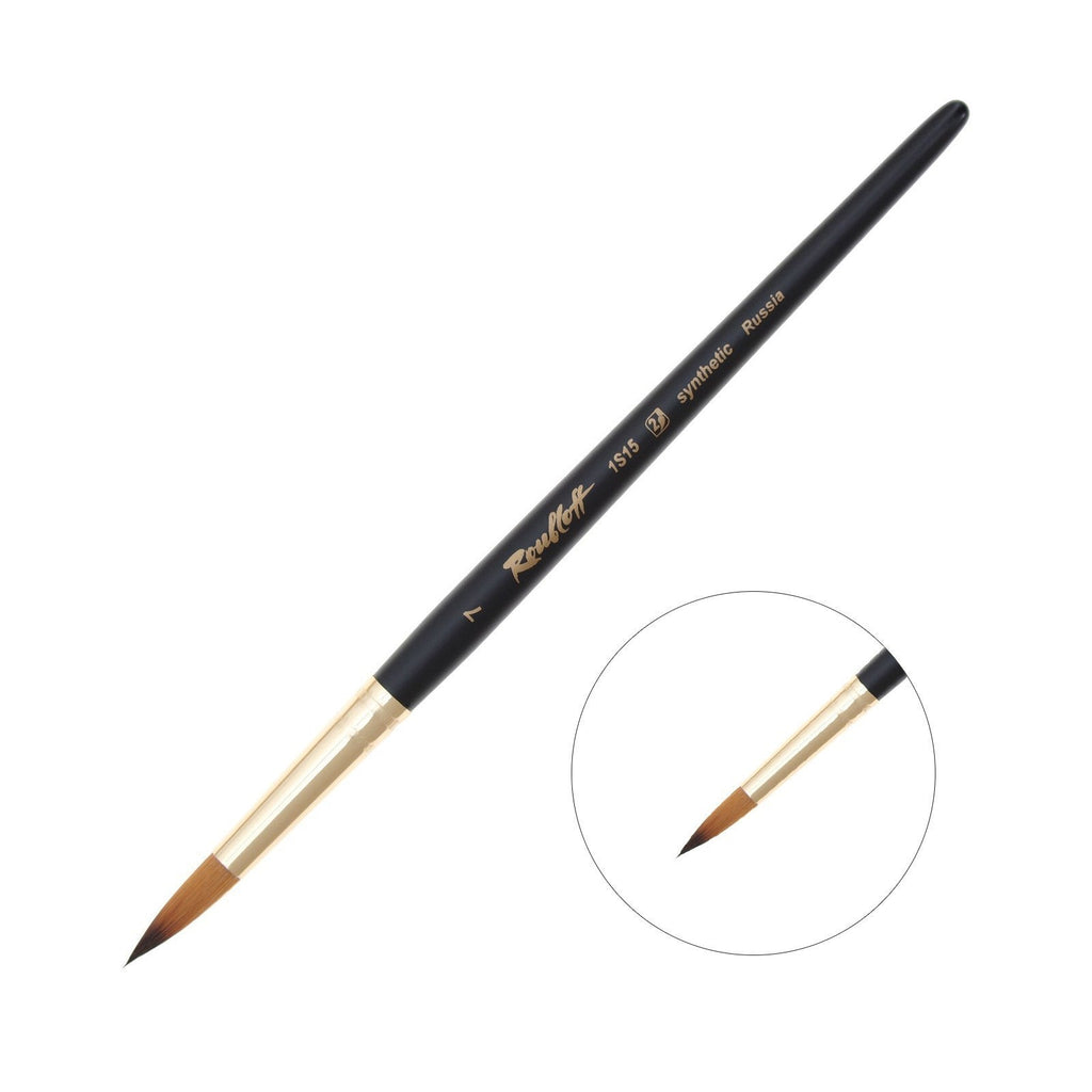 Brushes // Synthetic kolinsky imitation, Round // Size variety // by Roubloff - Artish