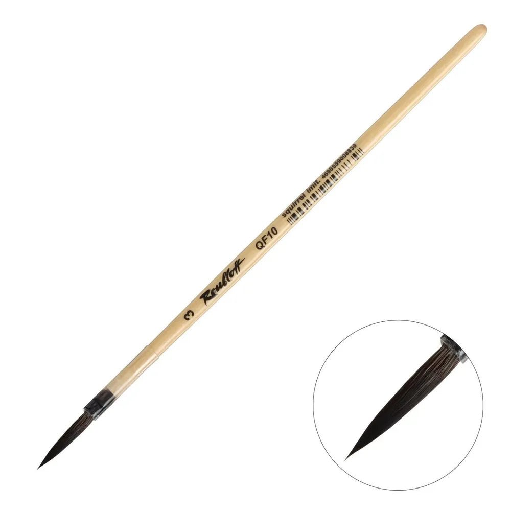 Brushes // Synthetic squirrel imitation, round // Size variety // by Roubloff - Artish