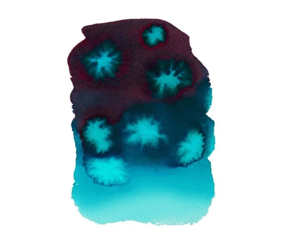 Chromatographic Ink for drawing and calligraphy // Fire & Ice, 15 ml // by Malevich - Artish