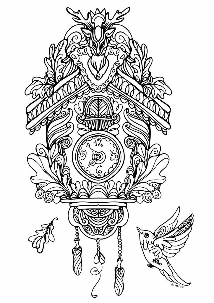 Coloring Book // Dreamcatcher, A4, 20 sheets // by Sonnet - Artish