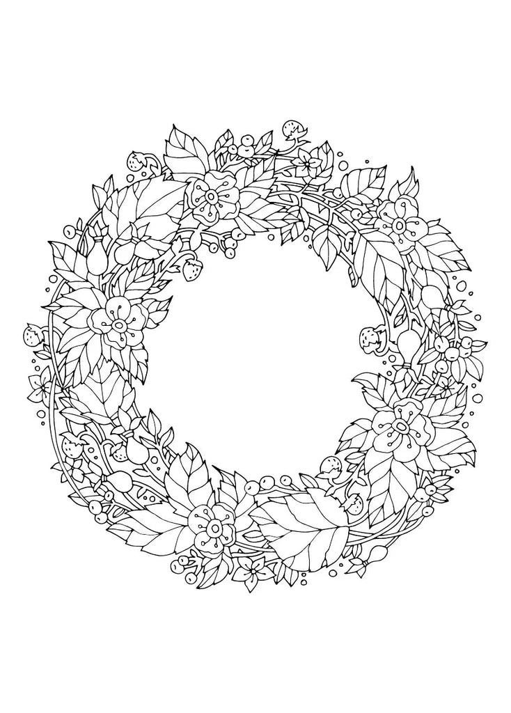 Coloring Book // Floral Mood, A4, 20 sheets // by Sonnet - Artish