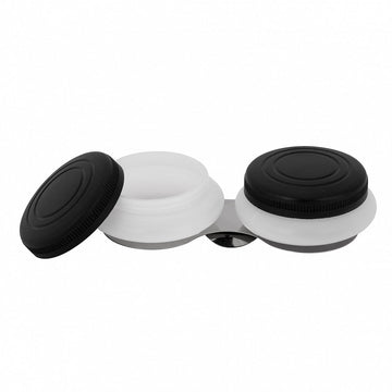Double palette cup with lids // plastic // for oil painting - Artish