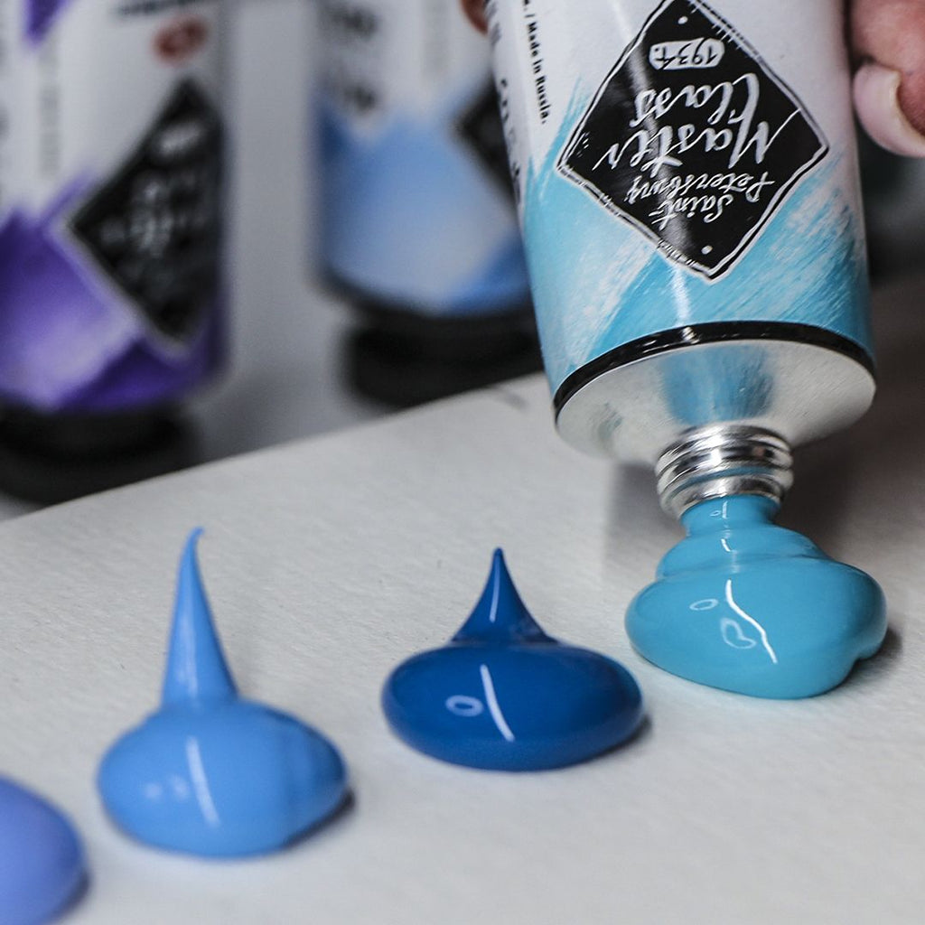 Extra-fine acrylic paint gift set // 12 colours x 18 ml tubes // by Master-Class - Artish