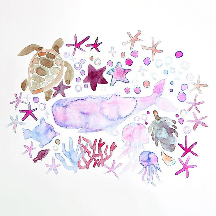 GANSAI Granulating Watercolor set // 5 colors // by KURETAKE - Artish