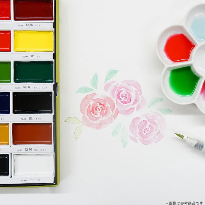 GANSAI TAMBI Watercolor set // 36 pans // by KURETAKE - Artish