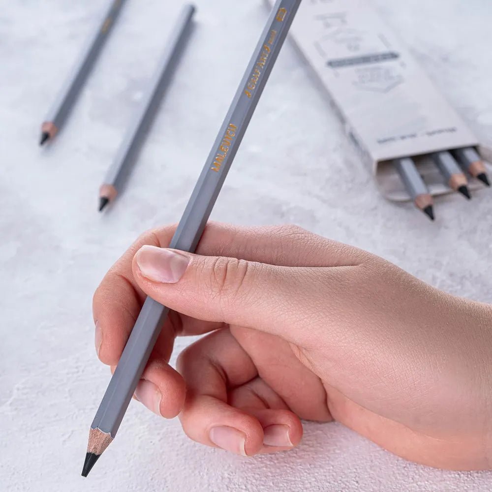 GrafArt // Matte Black graphic pencils variety // by Malevich - Artish