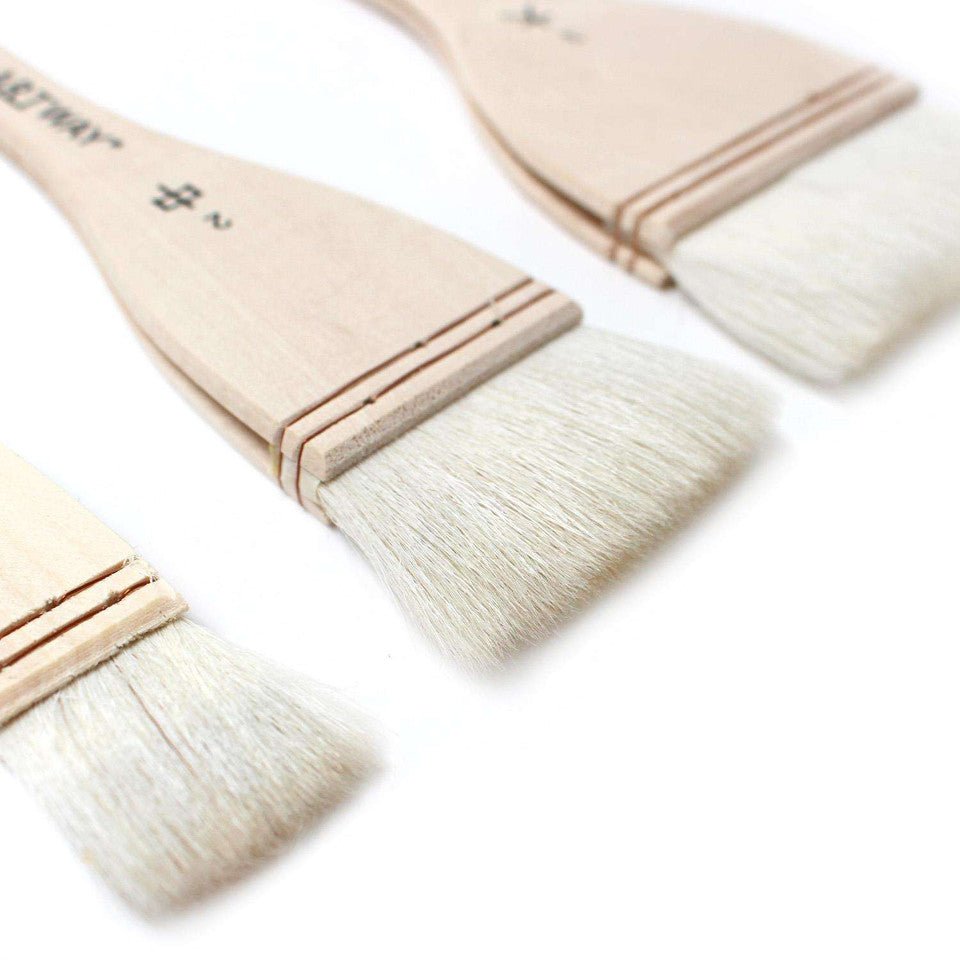Hake Chinese Brush Set // 3 brushes: 25mm/45mm/75mm // by Artway - Artish