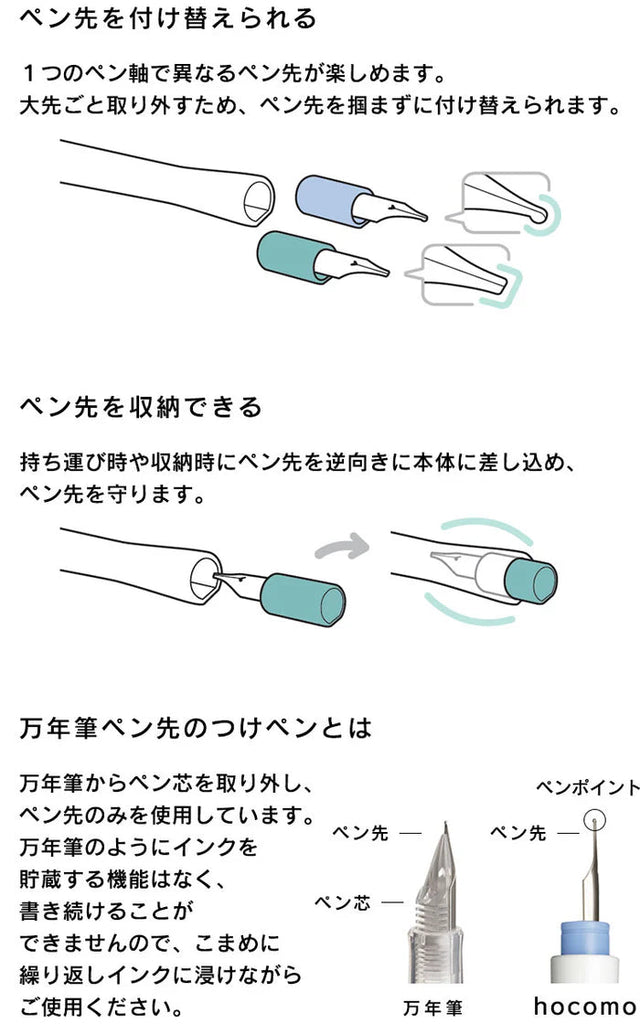 Hocoro Gray Fountain Pen // Fine Tip // by Sailor - Artish