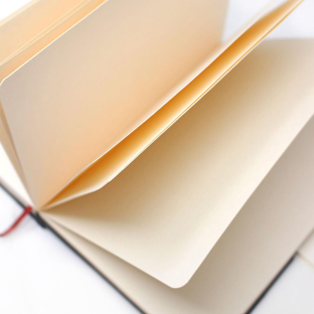 INDIGO Doodle Soft Leather Sketchbook // BLACK, 150 gsm, 17,5 x 12,5 cm// by Artway - Artish