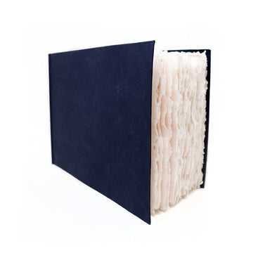 INDIGO Handmade Sketchbook // 100% Cotton Rag Paper, 250 gsm, A4, Landscape // by Artway - Artish