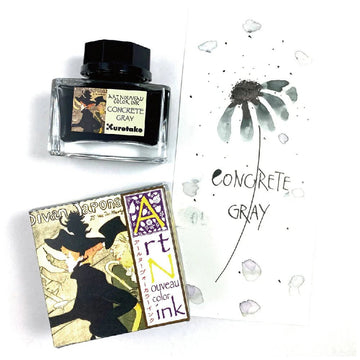 Ink-Cafe: Art Nouveau Color Ink // CONCRETE GRAY, 20 ml // by Kuretake - Artish