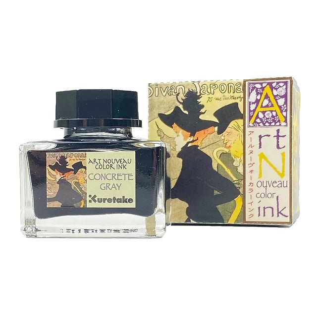 Ink-Cafe: Art Nouveau Color Ink // CONCRETE GRAY, 20 ml // by Kuretake - Artish
