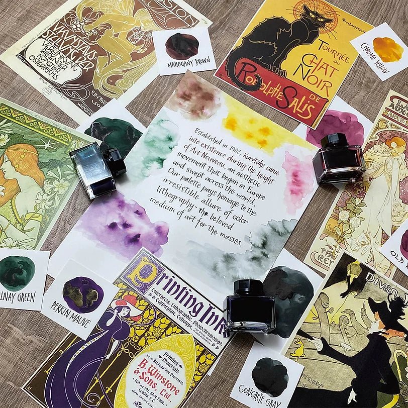 Ink-Cafe: Art Nouveau Color Ink // CONCRETE GRAY, 20 ml // by Kuretake - Artish