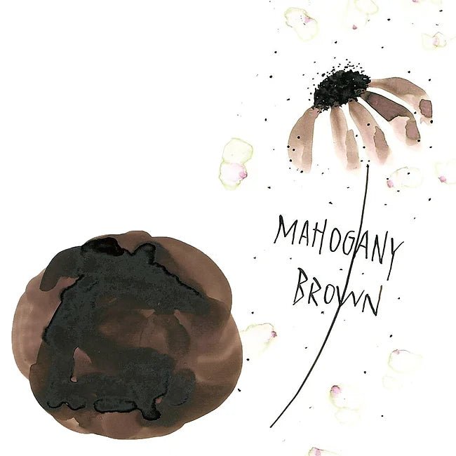 Ink-Cafe: Art Nouveau Color Ink // MAHOGANY BROWN, 20 ml // by Kuretake - Artish