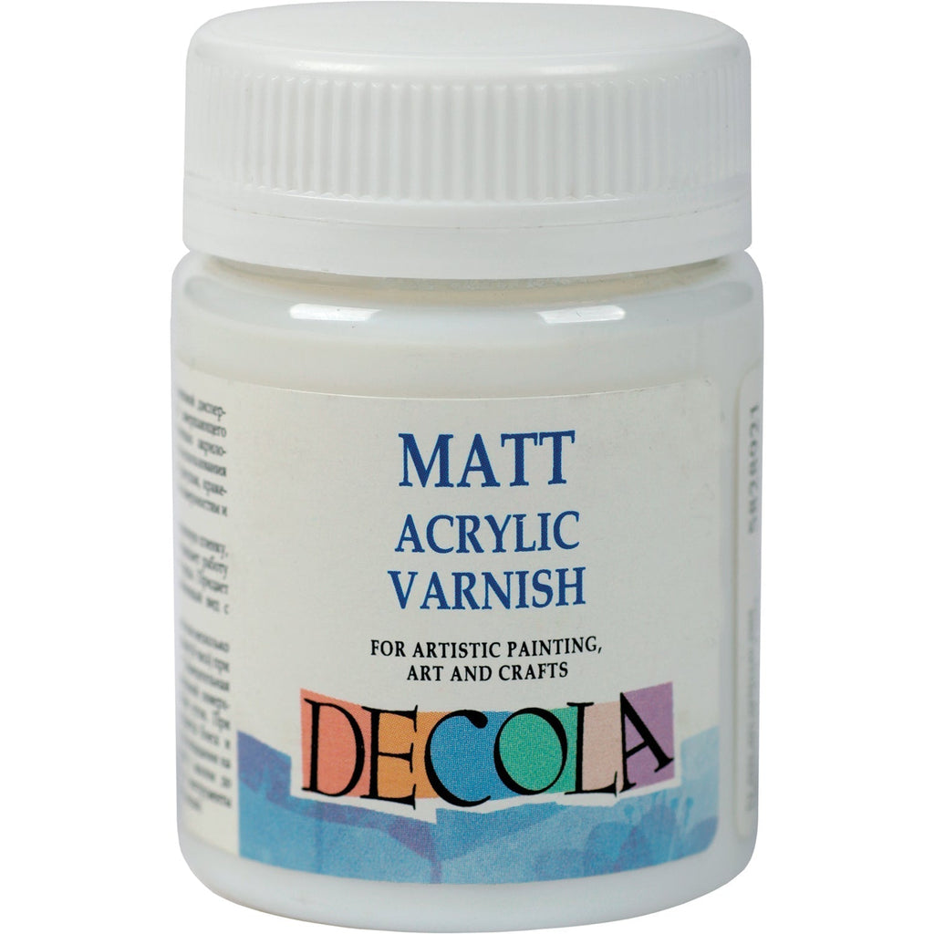 Matt acrylic varnish // 50 ml // by Decola - Artish