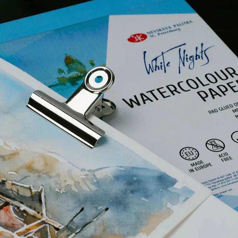 Metal paper clip set // 50 mm, 2 pcs // by Sonnet - Artish