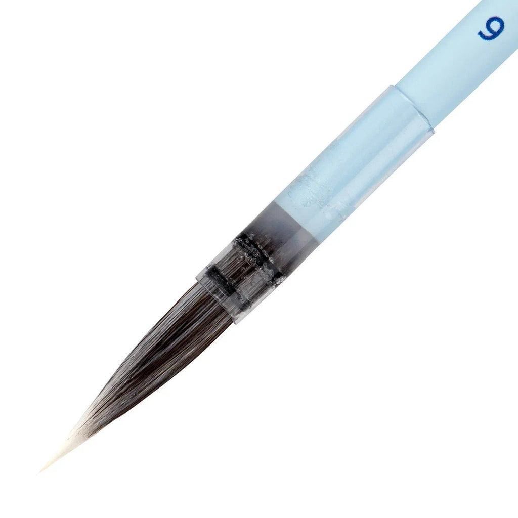 Mixed Sable and synthetic brush // Round, Size variety // by White Nights - Artish