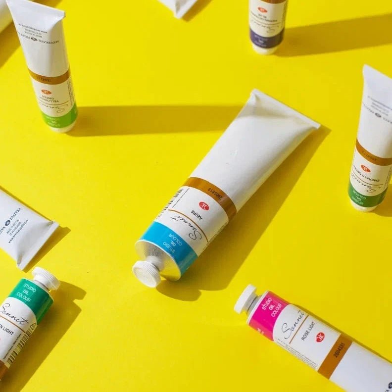 Oil paints // Color variety in 120 ml tubes // by Sonnet - Artish