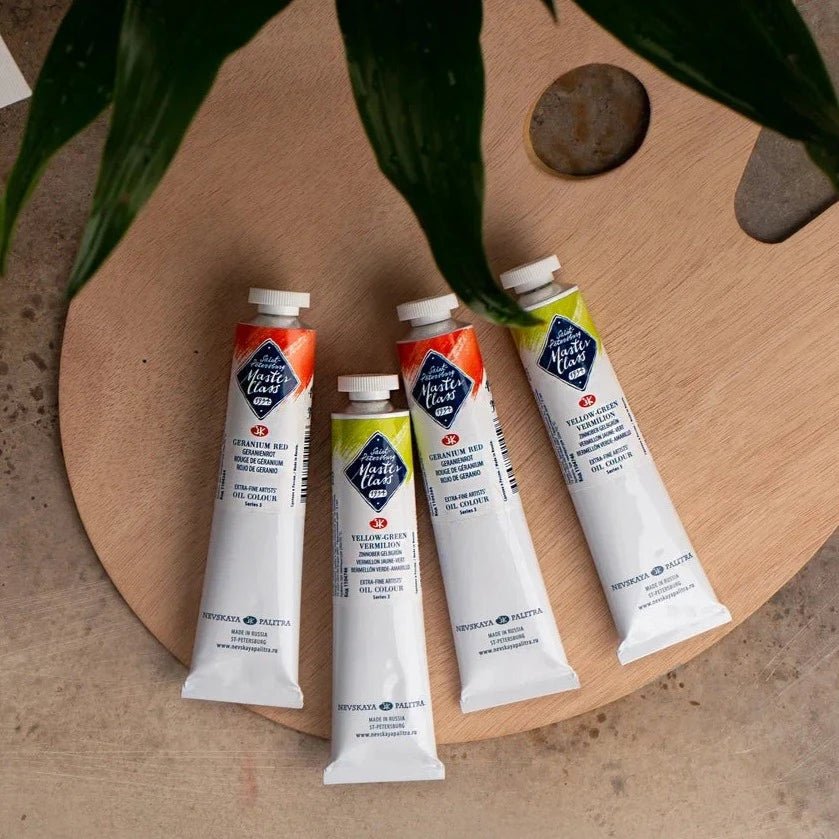 Oil paints // Color variety in 46 ml tubes // by Master - Class - Artish