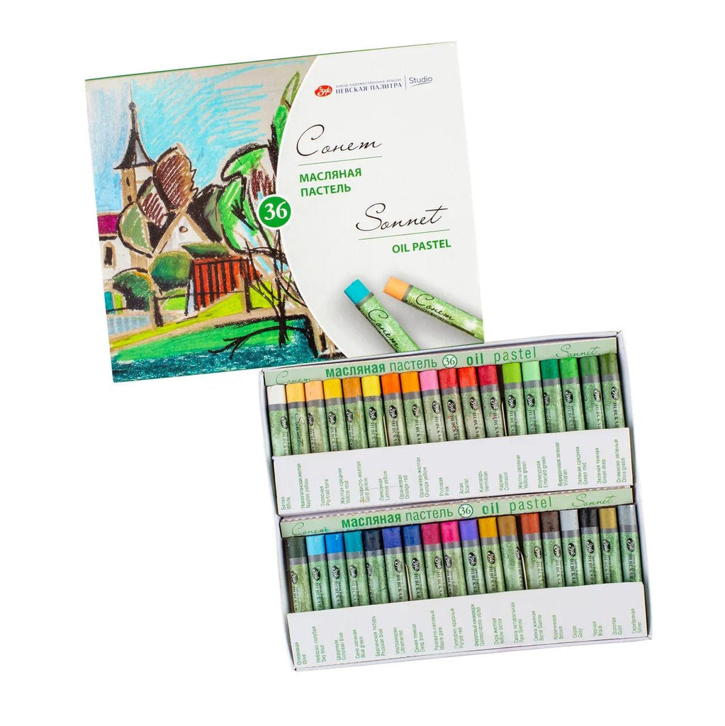 Oil pastel set // 36 colours // by Sonnet - Artish