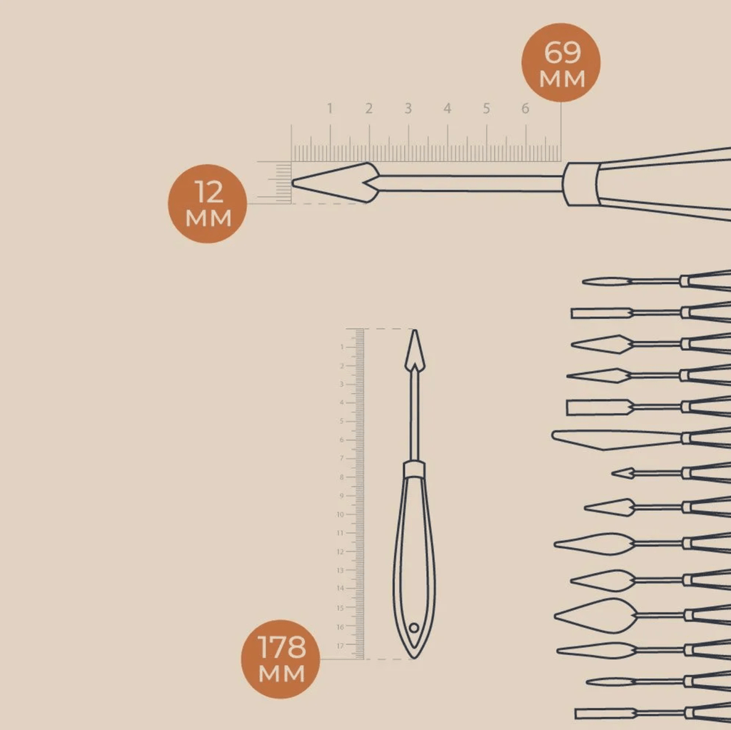 Palette knives 1-1 // by Malevich - Artish