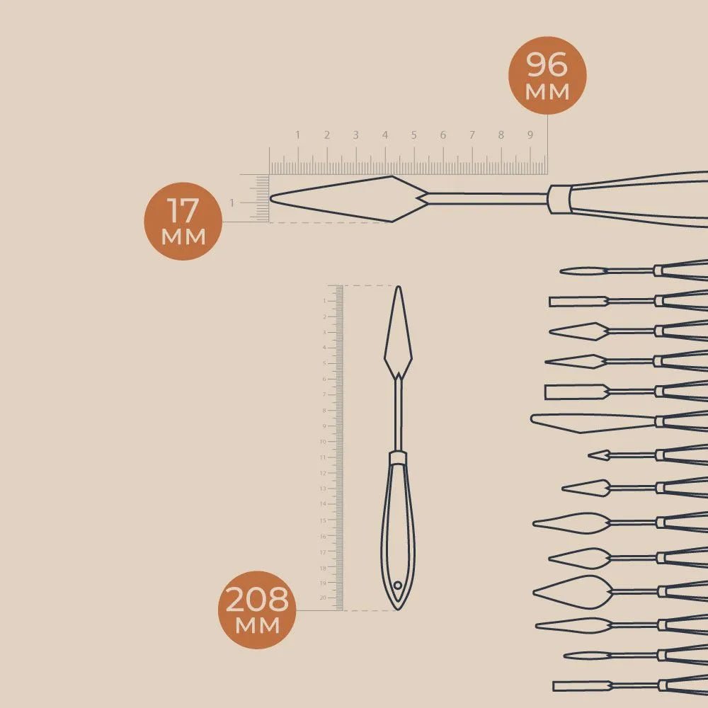 Palette knives 3-1 // by Malevich - Artish