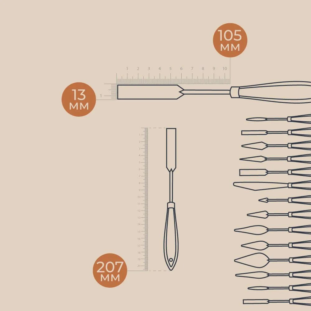 Palette knives 4-1 // by Malevich - Artish