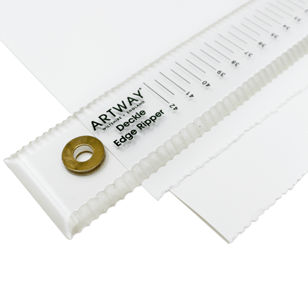 Professional Deckle Edge Ripper Ruler with Protective Case // 50cm // by Artway - Artish