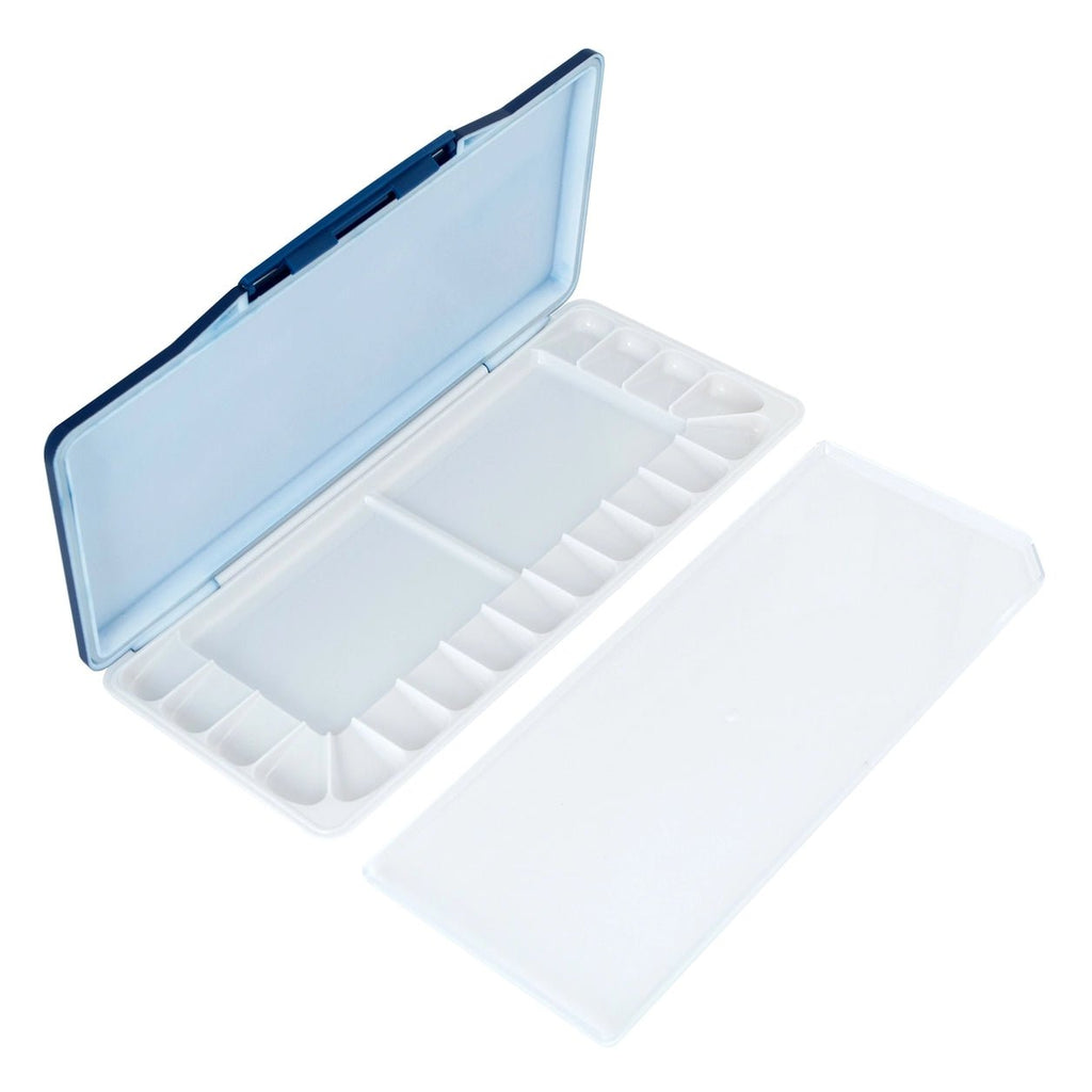 Rectangular plastic palette with lid // 18 cells // by White nights - Artish