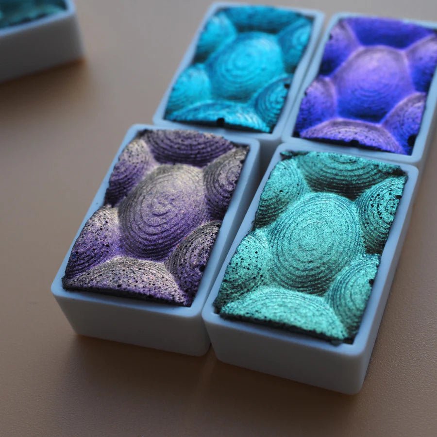 Sapphire Shifters watercolor set // by Skrim - Artish