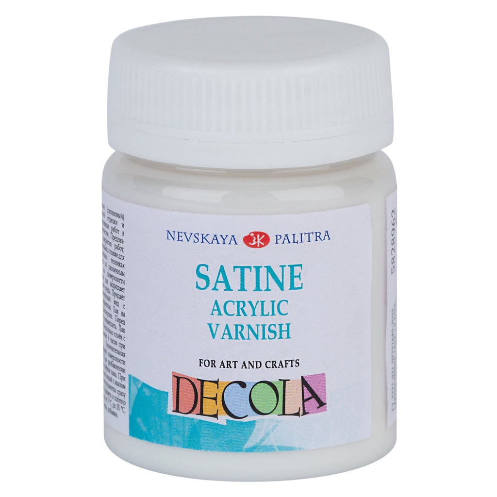 Satine acrylic varnish // 50 ml // by Decola - Artish