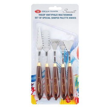 Set of Shaped palette knives // 5 pcs // by Sonnet - Artish