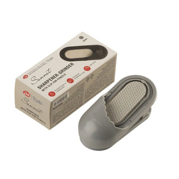 Sharpener - grinder with clip for pencils // Gray // by Sonnet - Artish