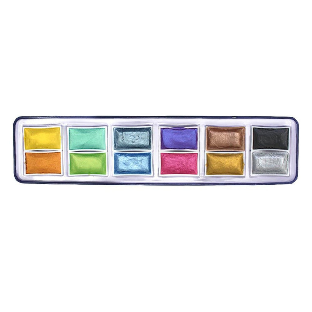 Shimmer Watercolour Set // 12 colors // by Artway - Artish