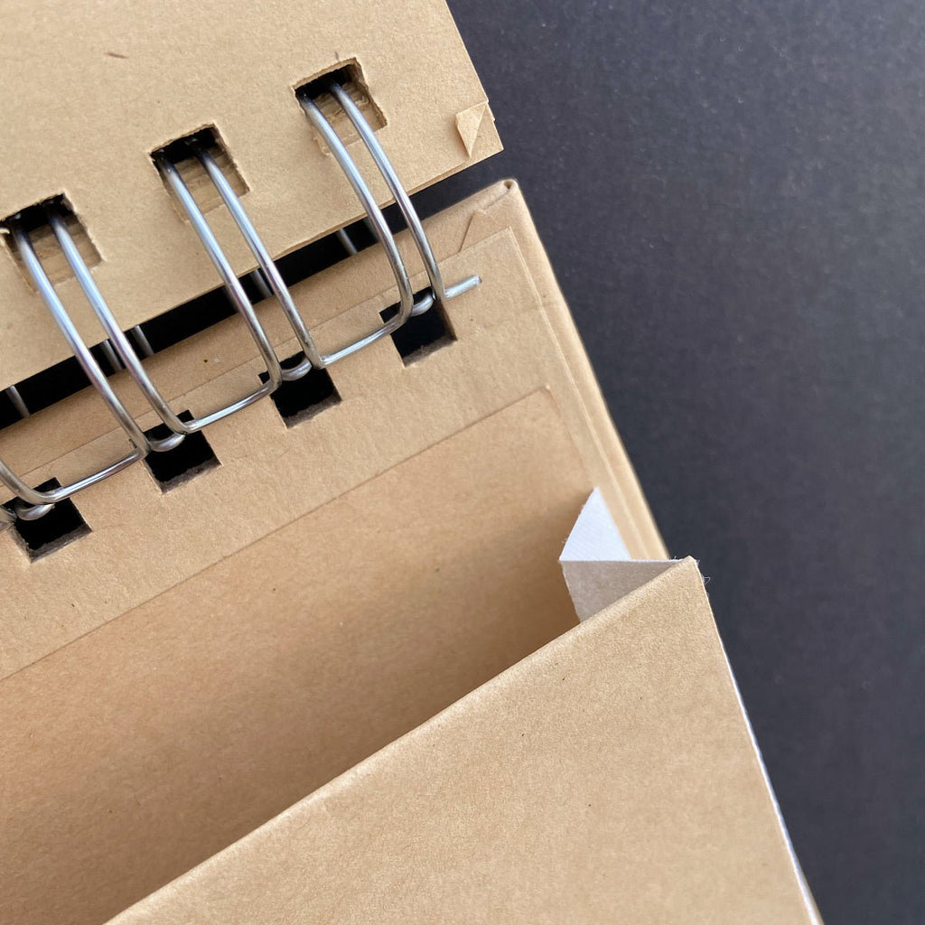 Sketchbook // Kraft paper, 100 gsm, 10x18 cm, 80 sheets // by BrunoVisconti - Artish